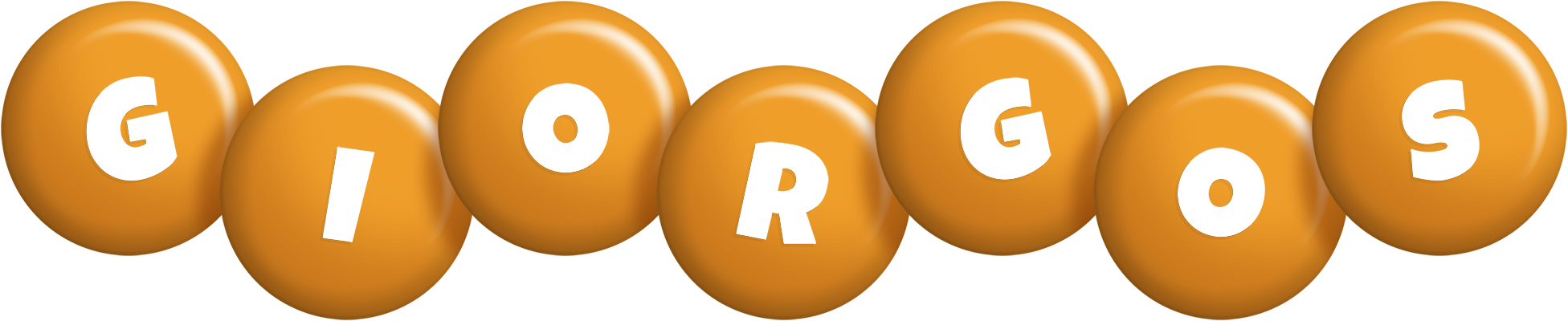 Giorgos candy-orange logo