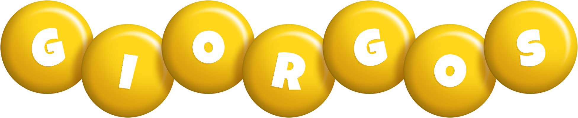 Giorgos candy-yellow logo