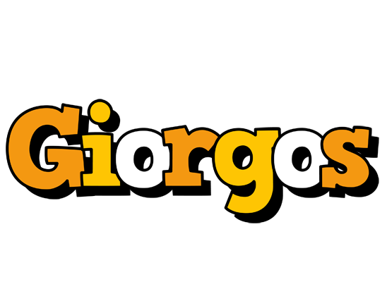 Giorgos cartoon logo