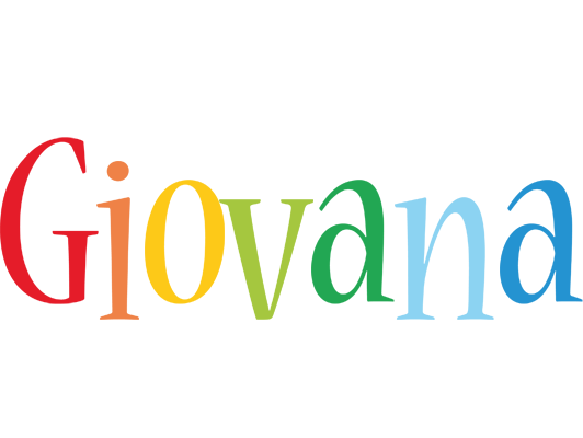 Giovana birthday logo