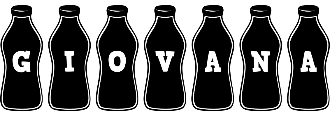 Giovana bottle logo