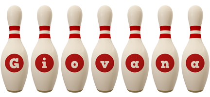 Giovana bowling-pin logo