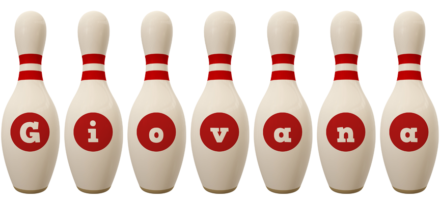 Giovana bowling-pin logo