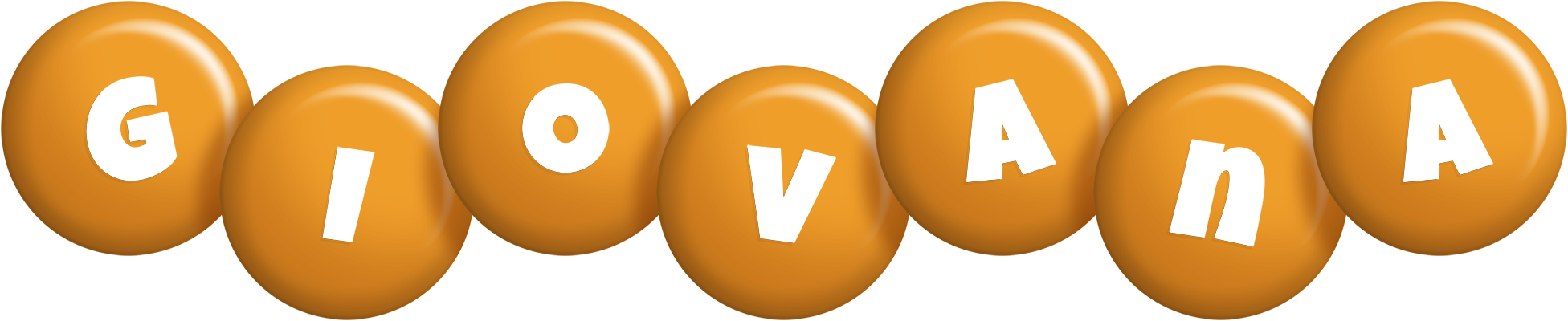 Giovana candy-orange logo