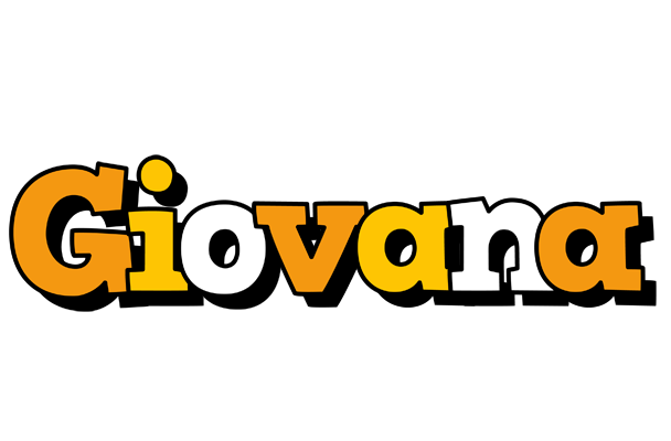 Giovana cartoon logo