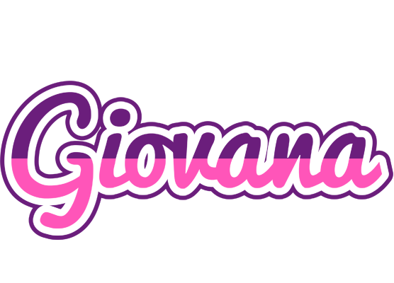 Giovana cheerful logo