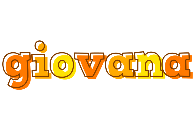 Giovana desert logo