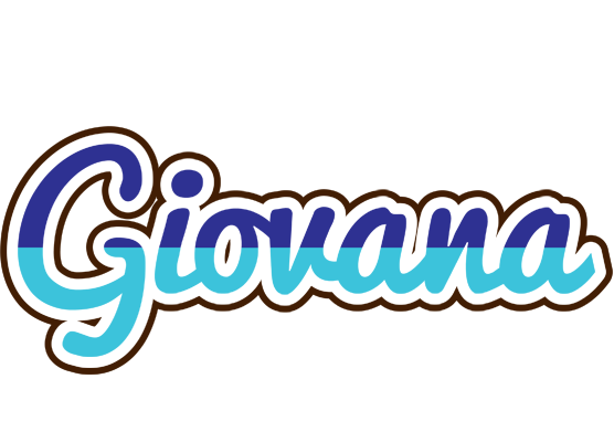 Giovana raining logo