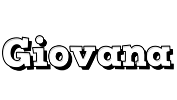 Giovana snowing logo