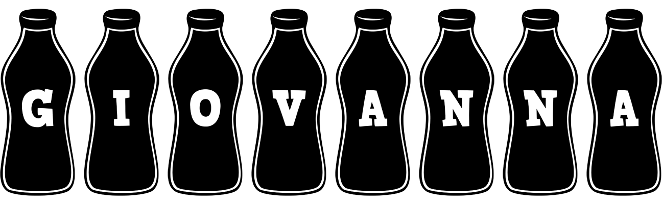 Giovanna bottle logo