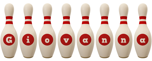 Giovanna bowling-pin logo