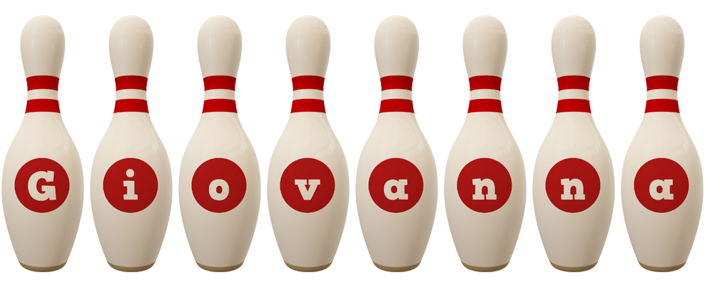 Giovanna bowling-pin logo
