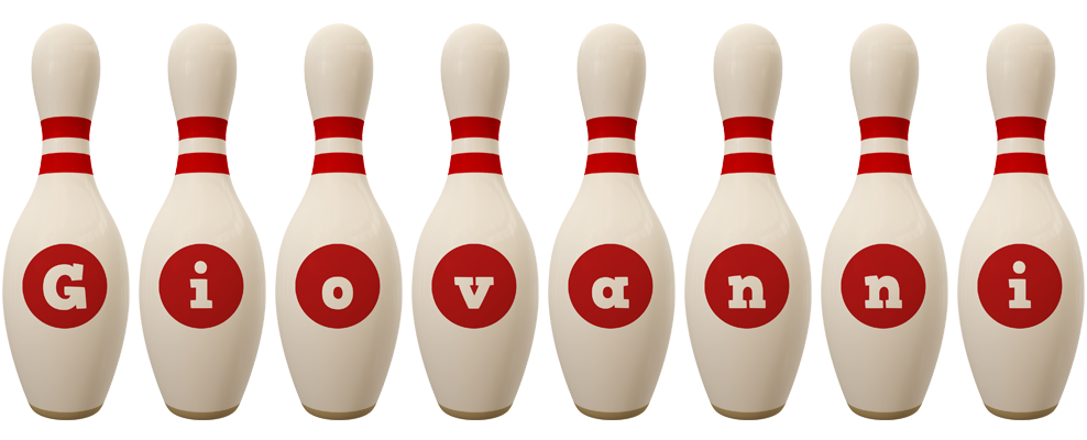 Giovanni bowling-pin logo