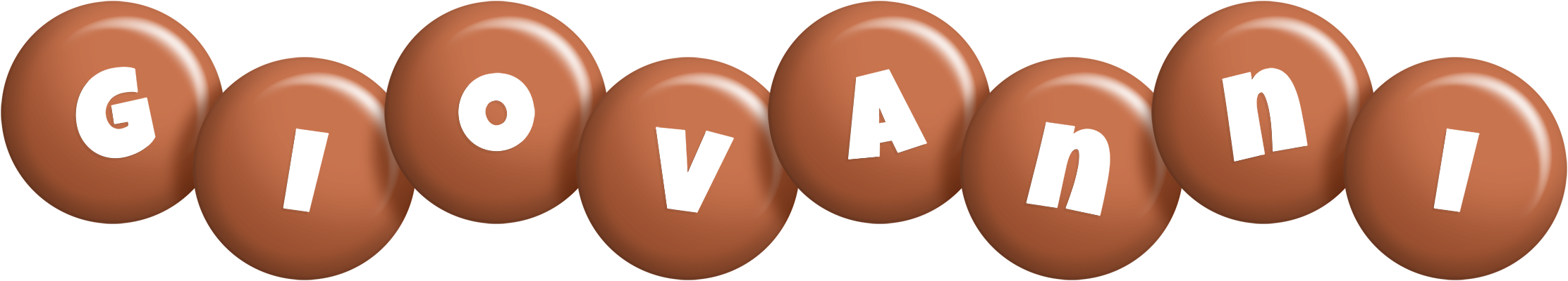 Giovanni candy-brown logo
