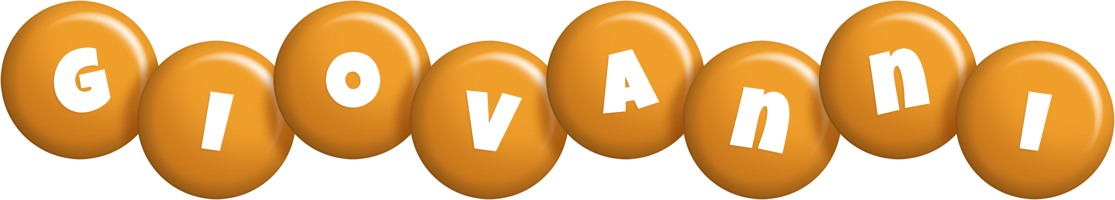 Giovanni candy-orange logo