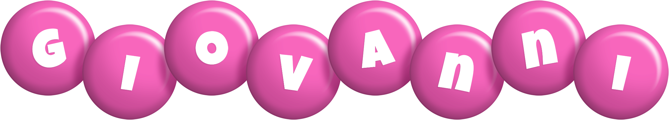 Giovanni candy-pink logo