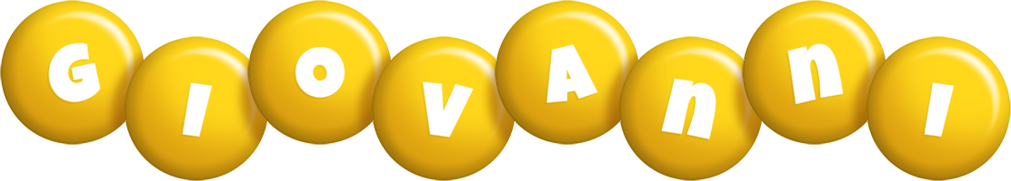 Giovanni candy-yellow logo