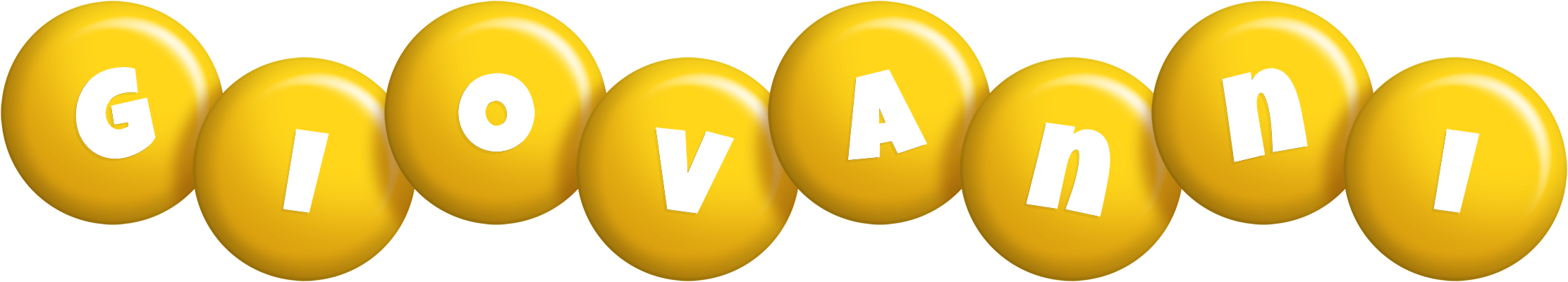 Giovanni candy-yellow logo