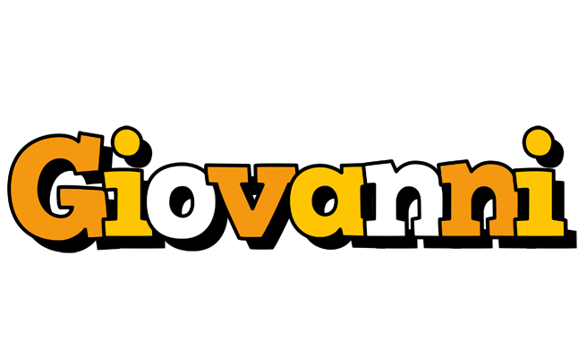 Giovanni cartoon logo