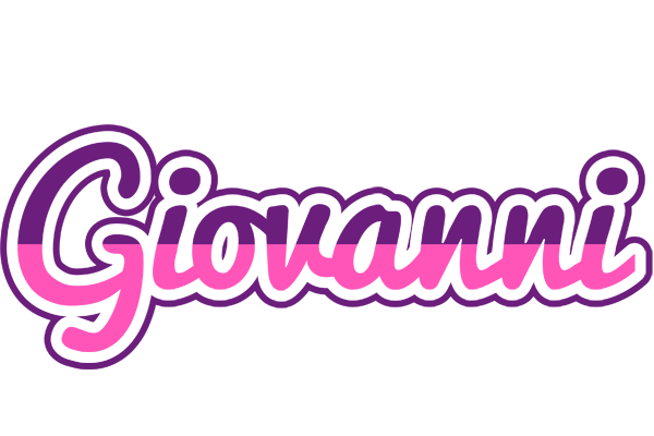 Giovanni cheerful logo