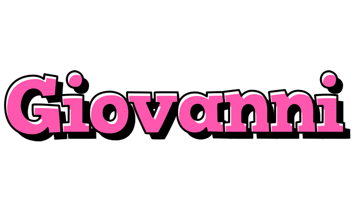 Giovanni girlish logo