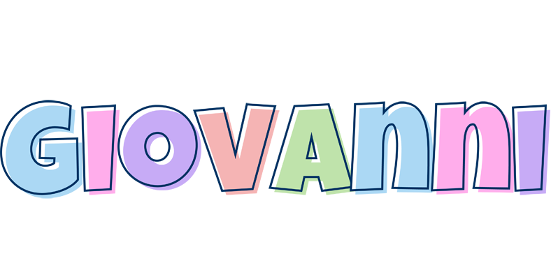 Giovanni pastel logo
