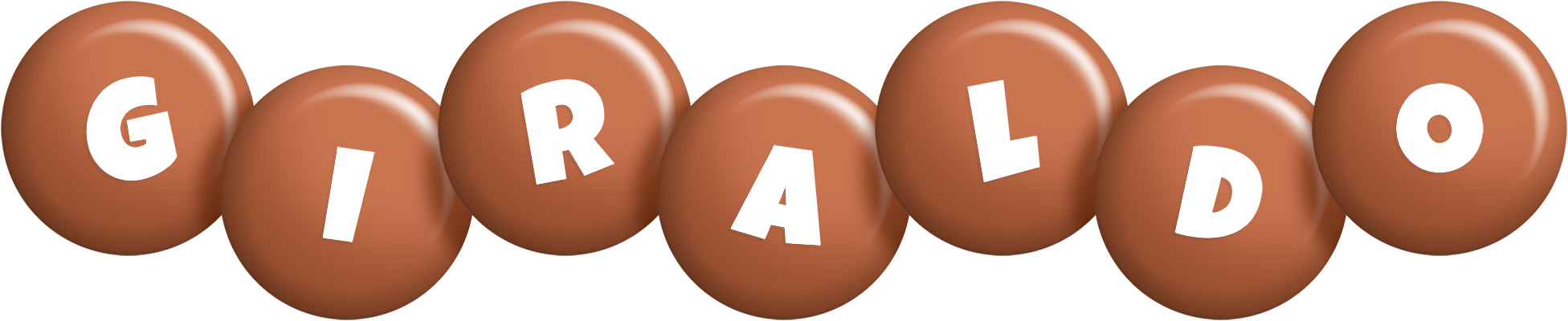 Giraldo candy-brown logo