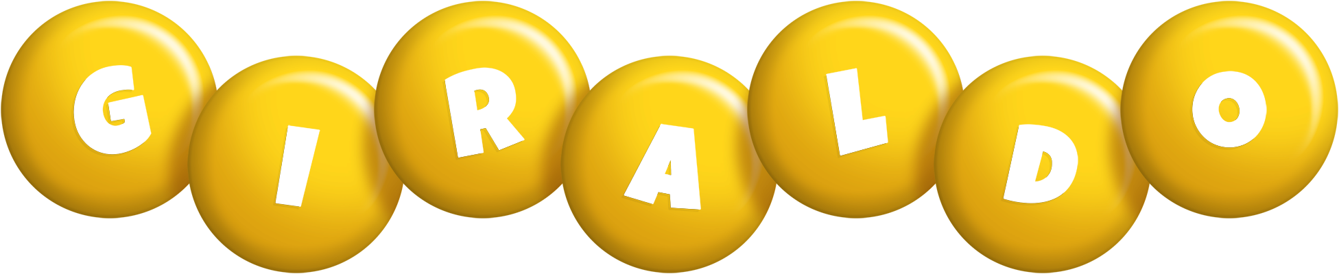 Giraldo candy-yellow logo