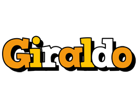 Giraldo cartoon logo