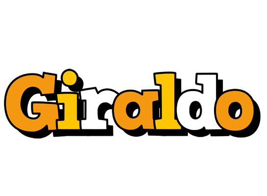Giraldo cartoon logo
