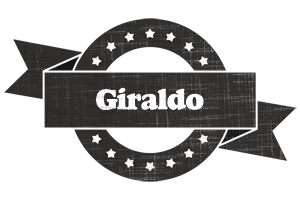 Giraldo grunge logo