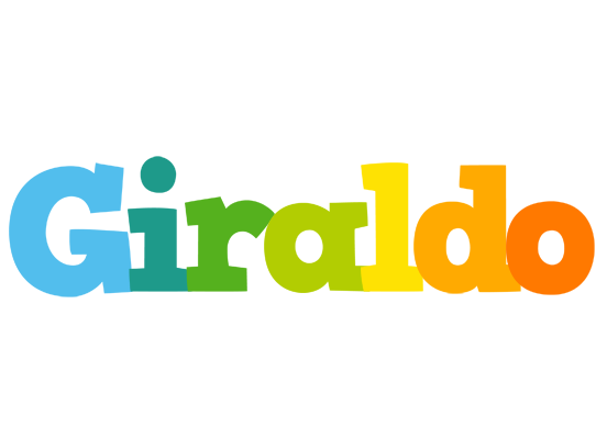 Giraldo rainbows logo