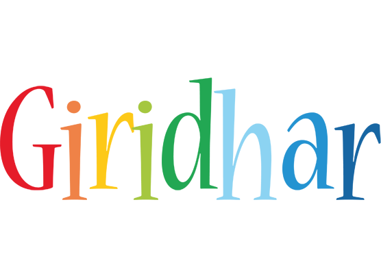 Giridhar birthday logo