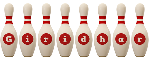 Giridhar bowling-pin logo