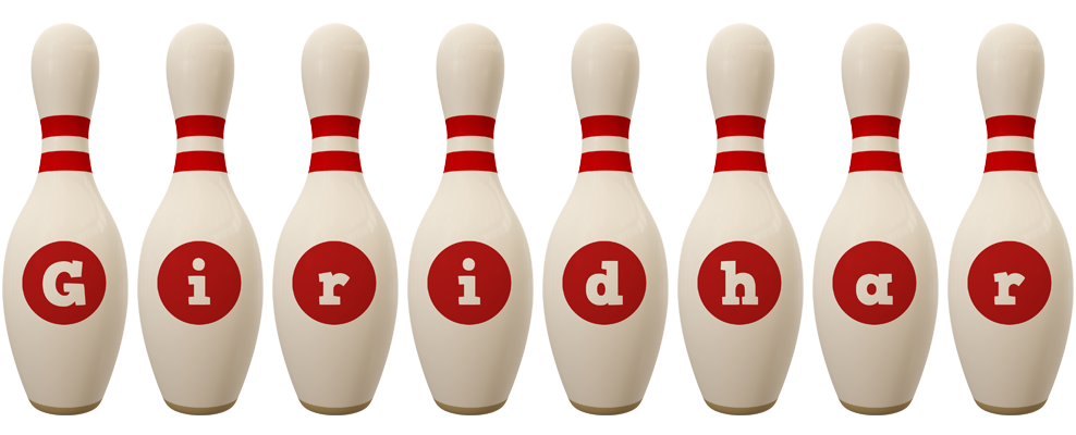 Giridhar bowling-pin logo