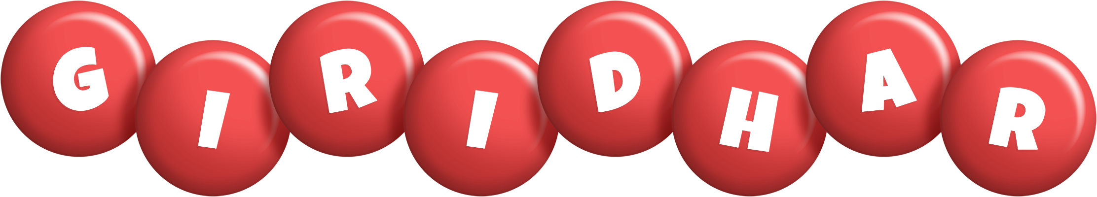 Giridhar candy-red logo