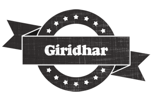 Giridhar grunge logo