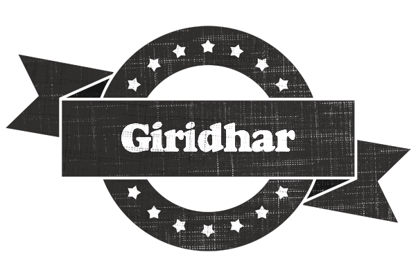 Giridhar grunge logo
