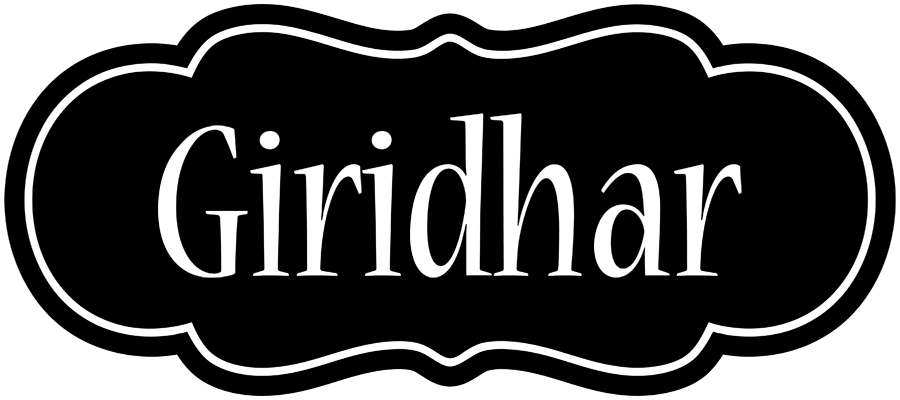 Giridhar welcome logo