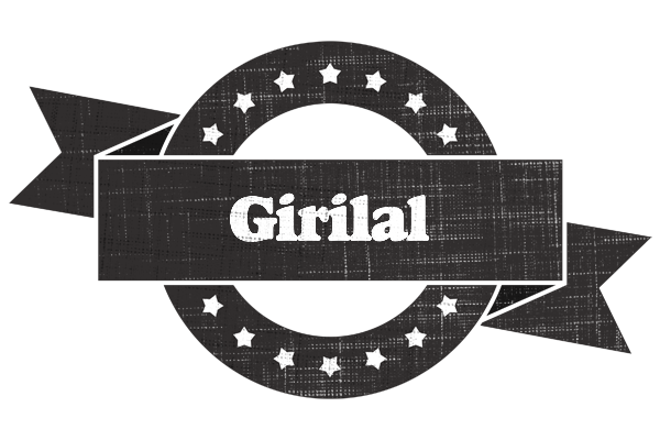 Girilal grunge logo