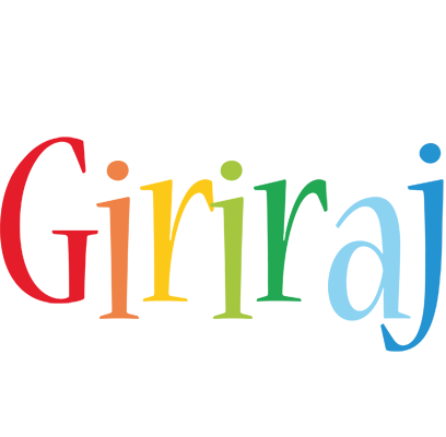 Giriraj birthday logo
