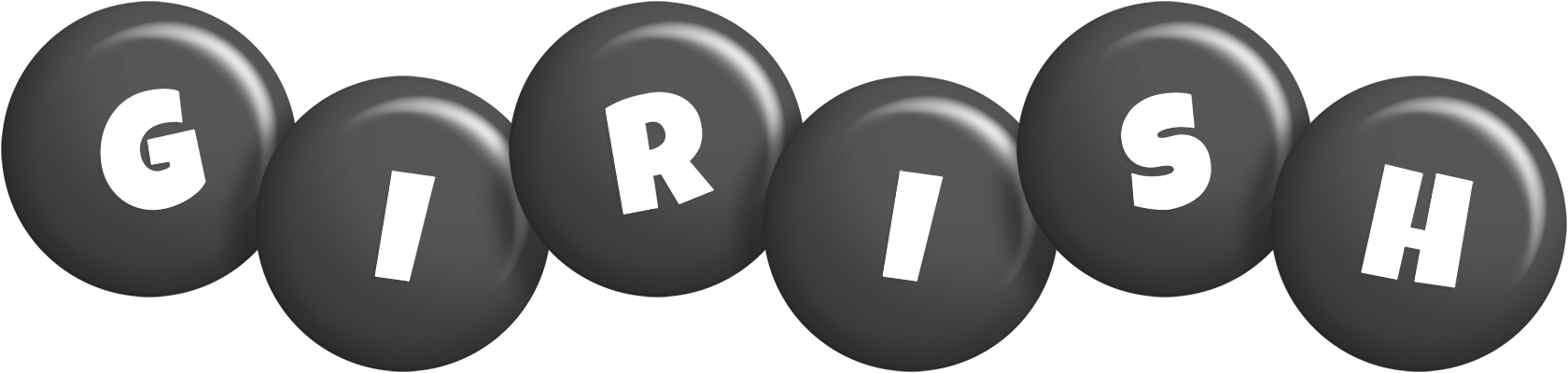 Girish candy-black logo