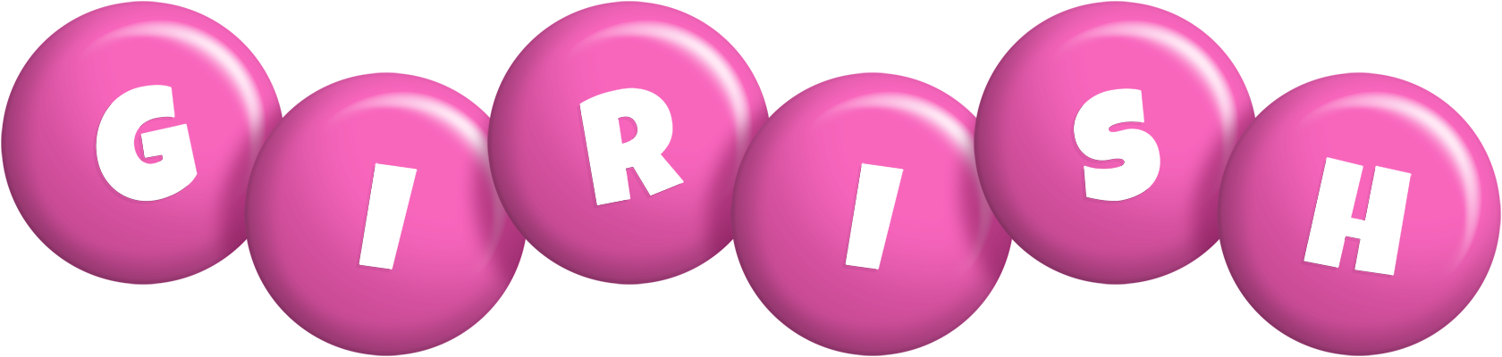 Girish candy-pink logo
