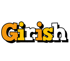 Girish cartoon logo