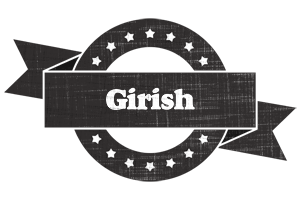 Girish grunge logo