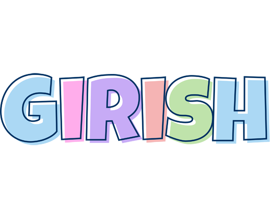 Girish pastel logo