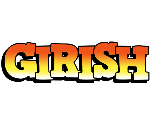 Girish sunset logo