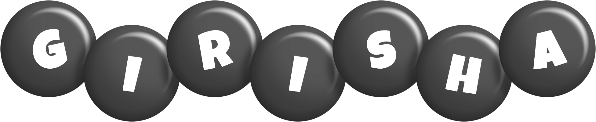 Girisha candy-black logo