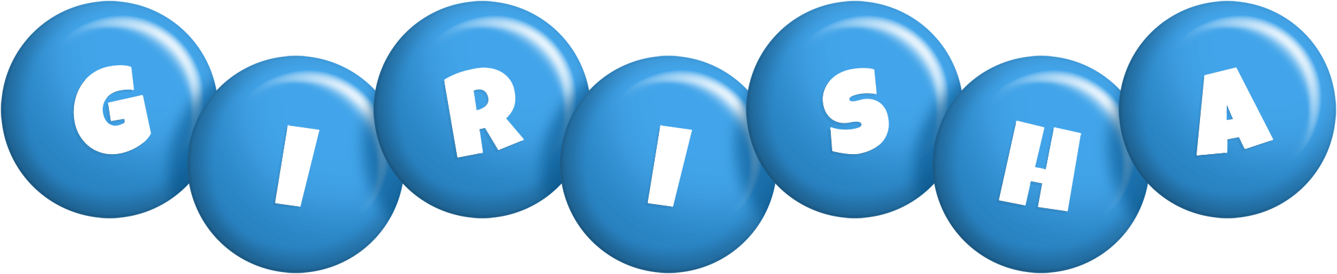 Girisha candy-blue logo