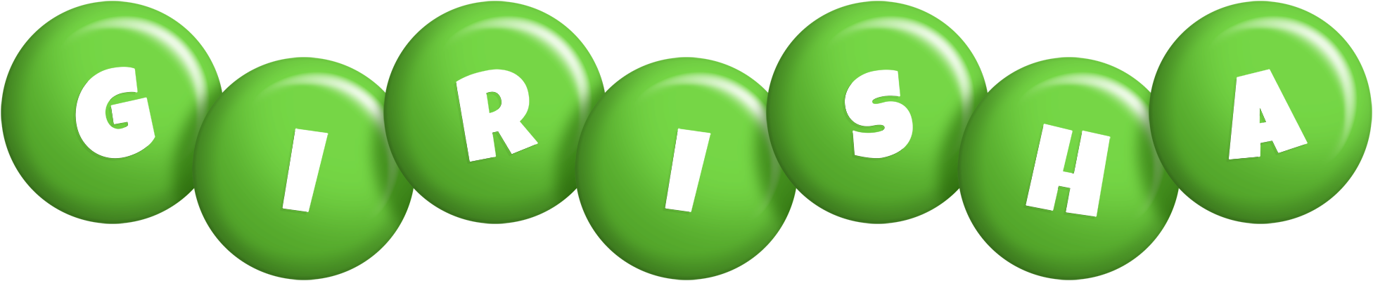 Girisha candy-green logo